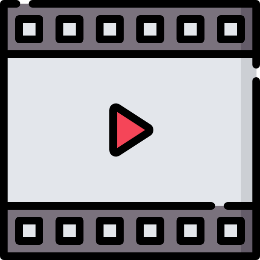 reproductor de peliculas icono gratis