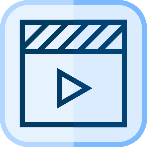 reproductor de video icono gratis