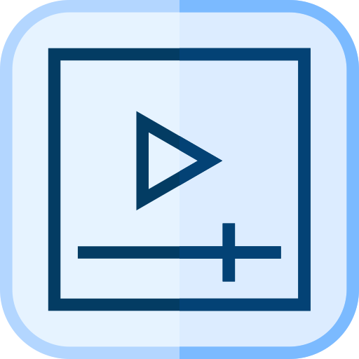 reproductor de video icono gratis