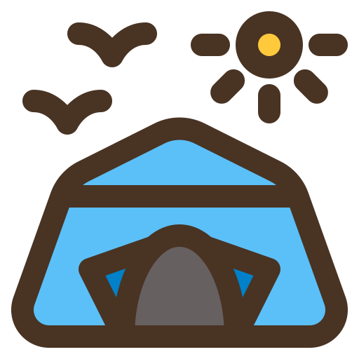 Tent free icon Tent free icon