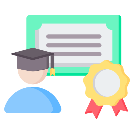 certificado grátis ícone