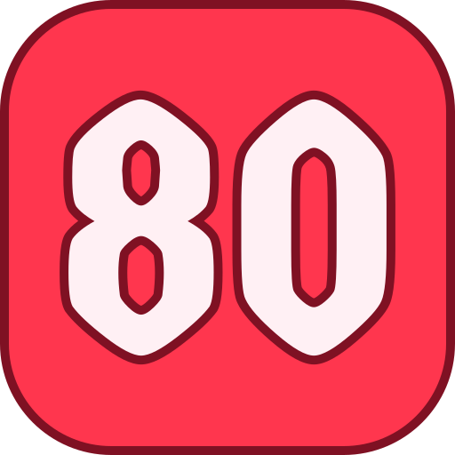 80 kostenlos Icon 80 kostenlos Icon