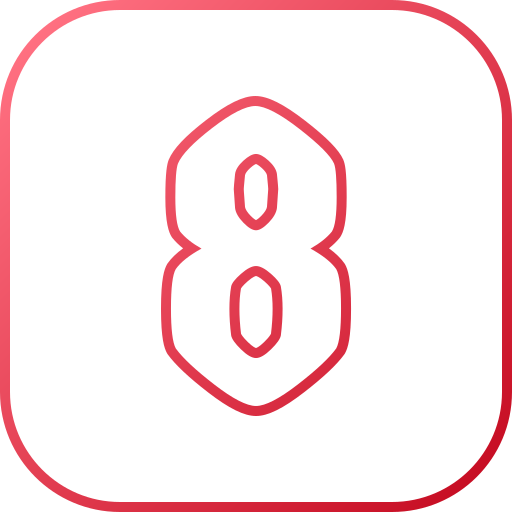 nummer 8 kostenlos Icon