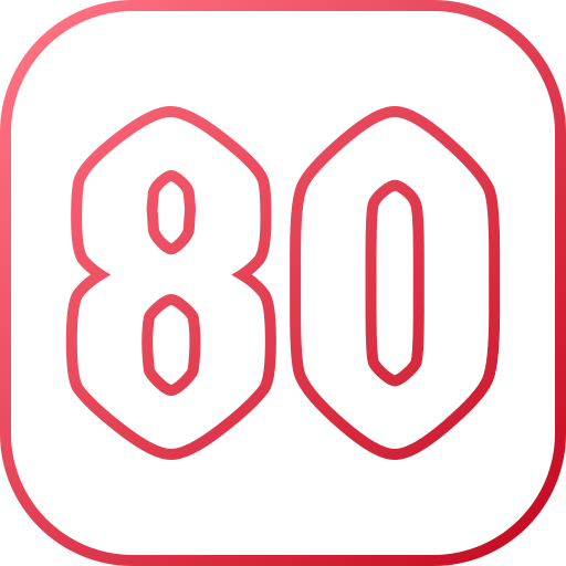 80 kostenlos Icon 80 kostenlos Icon