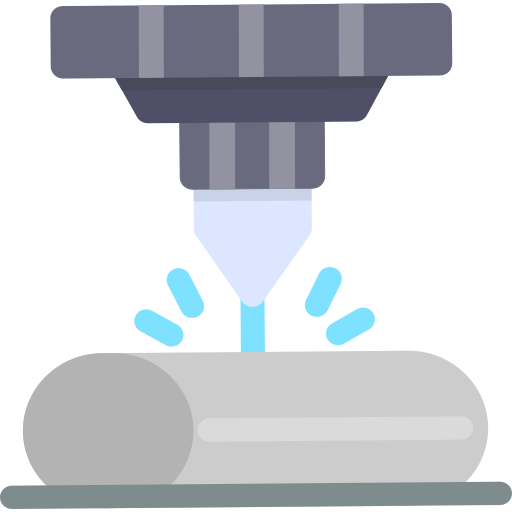 Laser beam free icon