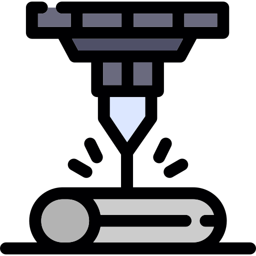 Laser beam free icon Laser beam free icon