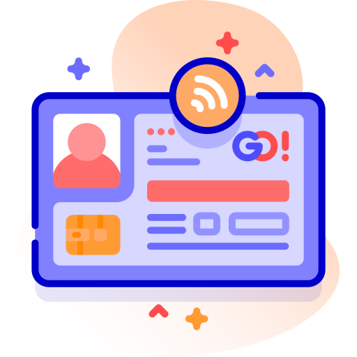 tarjeta de identificación icono gratis