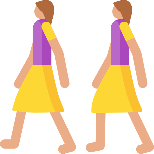 marcha de mujeres icono gratis