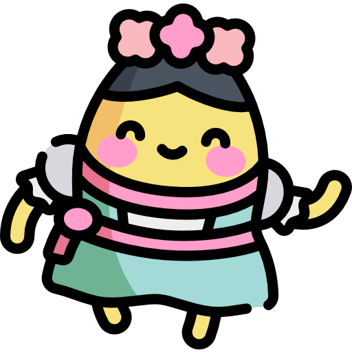 Polka Kawaii Lineal color icon