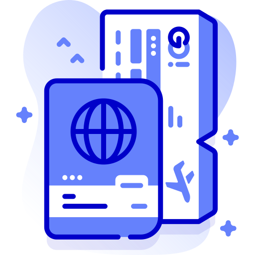 billete de embarque icono gratis