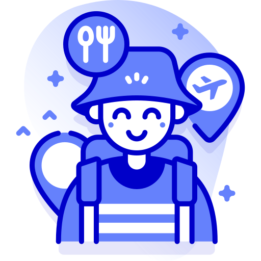 turista icono gratis