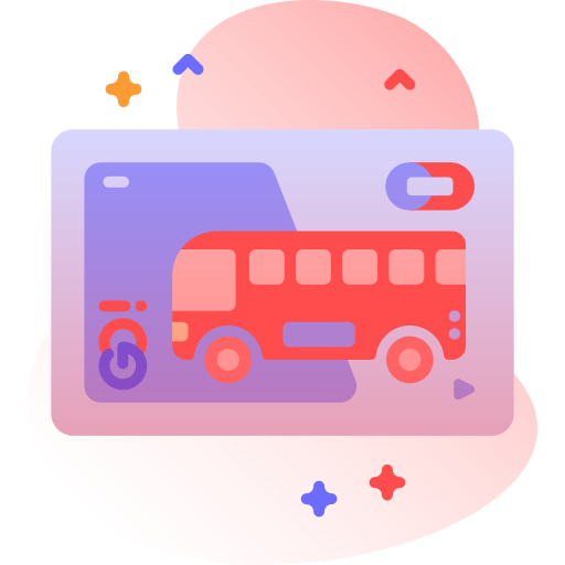 tarjeta de autobus icono gratis