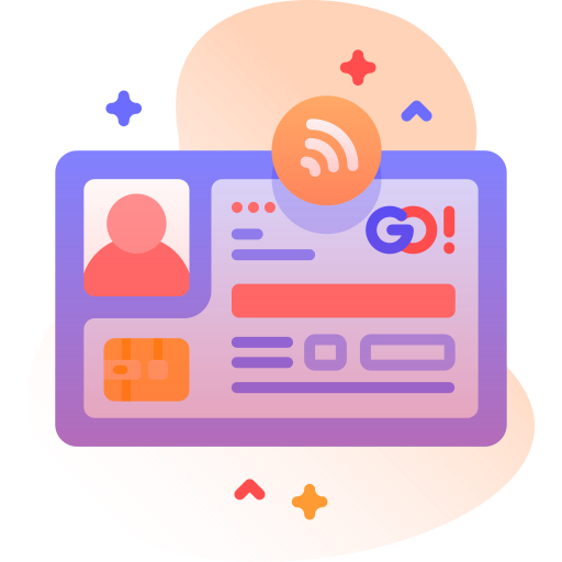tarjeta de identificación icono gratis