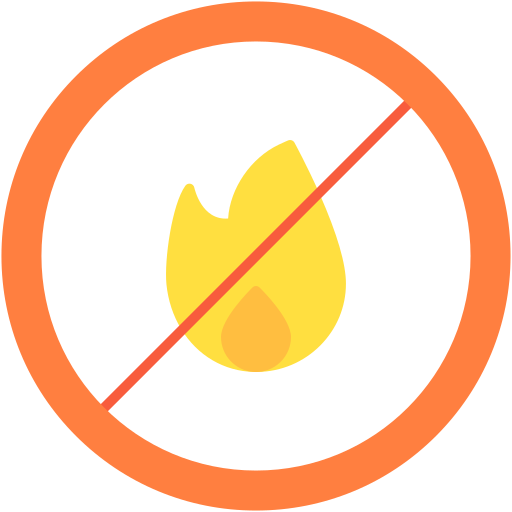 no fuego icono gratis