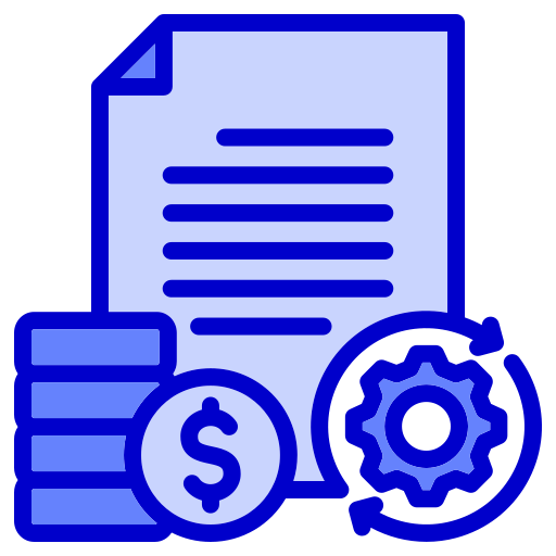 presupuesto icono gratis