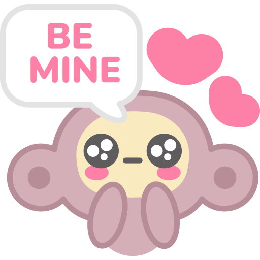 Valentines day free sticker