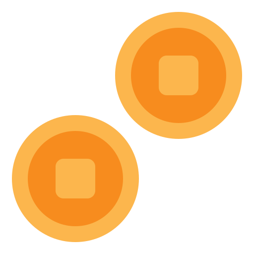 monedas icono gratis