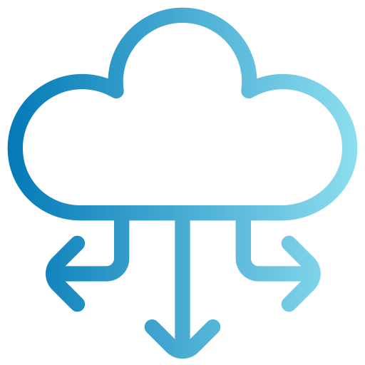 computación en la nube icono gratis