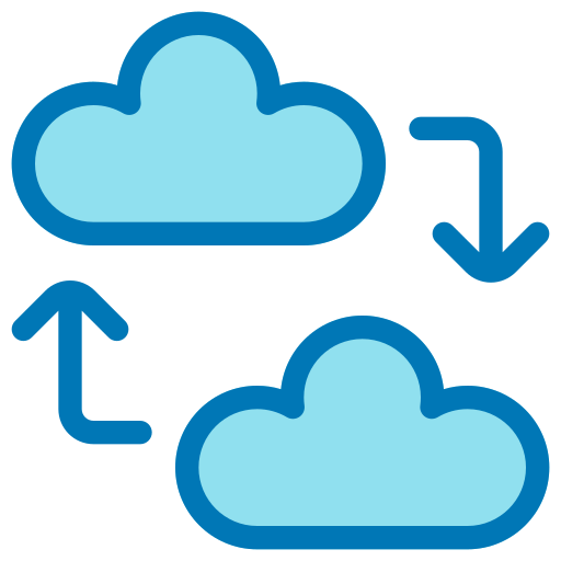 transferencia de datos icono gratis