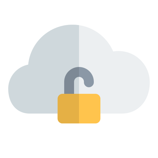déverrouillage du cloud Icône gratuit déverrouillage du cloud Icône gratuit