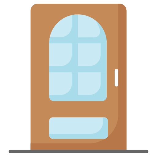 puerta de casa icono gratis