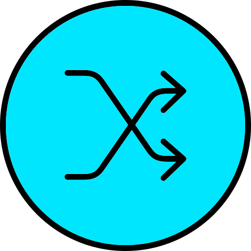 Shuffle arrow free icon Shuffle arrow free icon