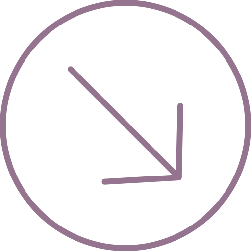 flecha abajo derecha icono gratis