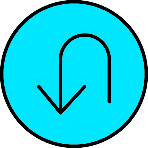 U turn free icon U turn free icon
