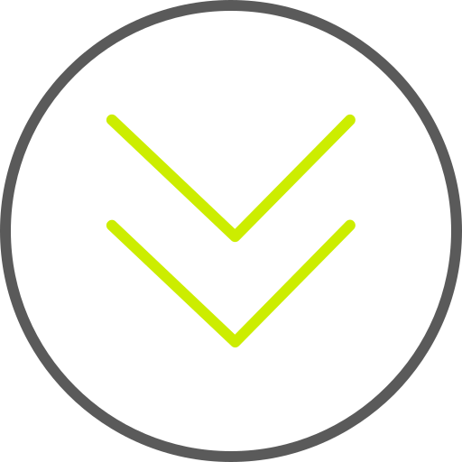 cheurón abajo icono gratis