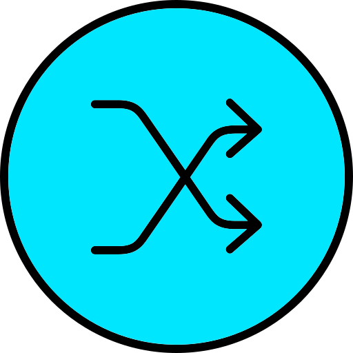Shuffle free icon