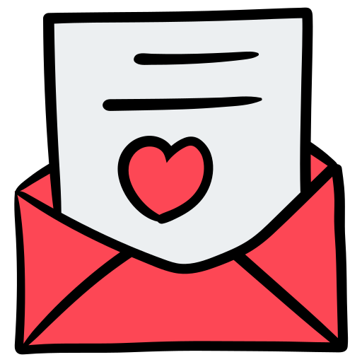 carta de amor grátis ícone carta de amor grátis ícone