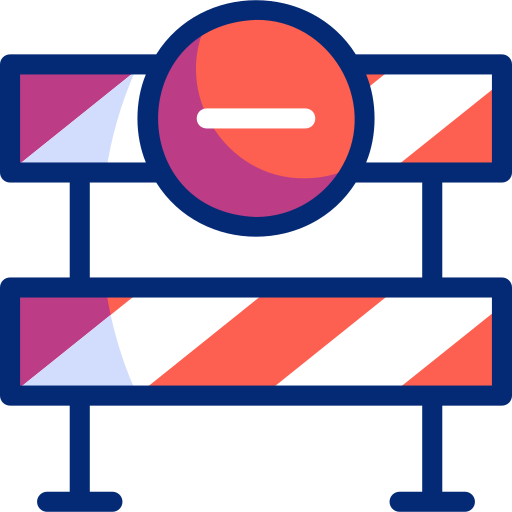 Roadblock free icon Roadblock free icon