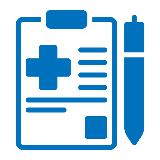 revisión médica icono gratis