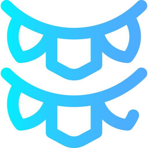 decoración icono gratis