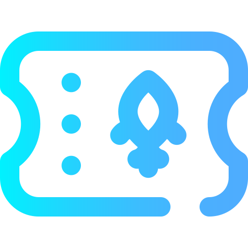 entrada de carnaval icono gratis