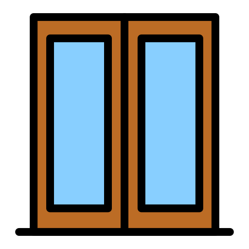 porta dupla grátis ícone porta dupla grátis ícone