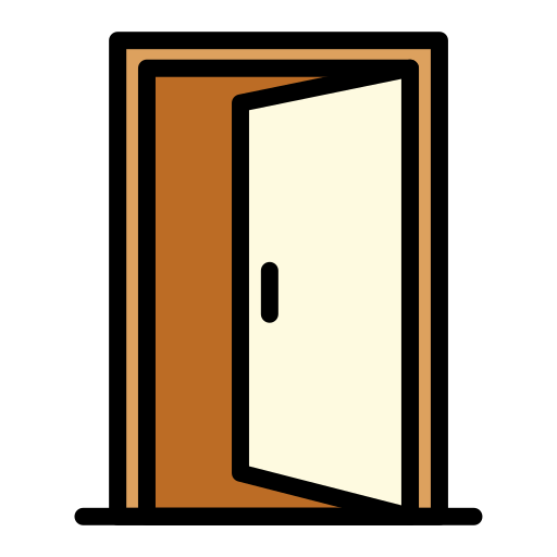 Open door - Free furniture and household icons