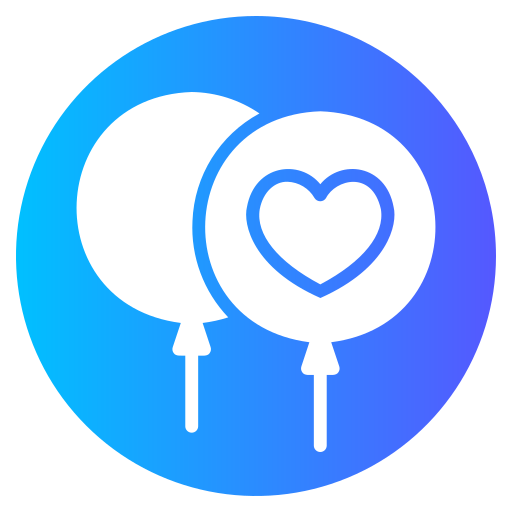 Balloons - Free love and romance icons