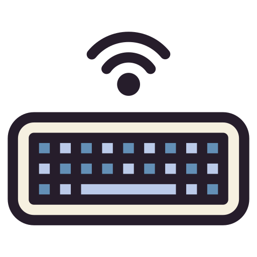 teclado inalambrico icono gratis