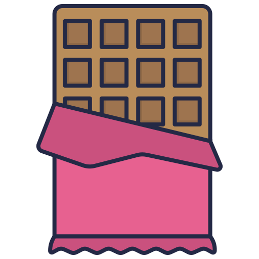 barra de chocolate icono gratis
