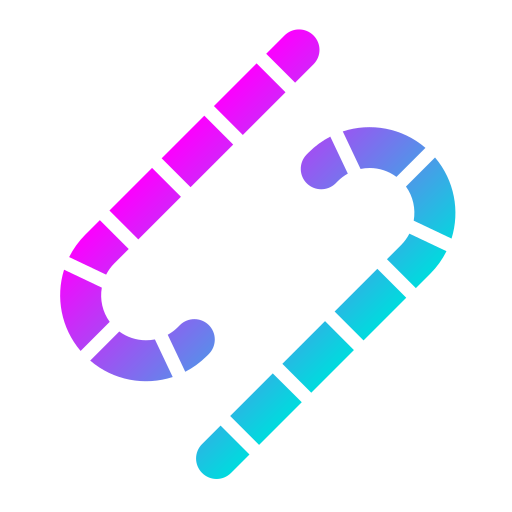 bastón de caramelo icono gratis