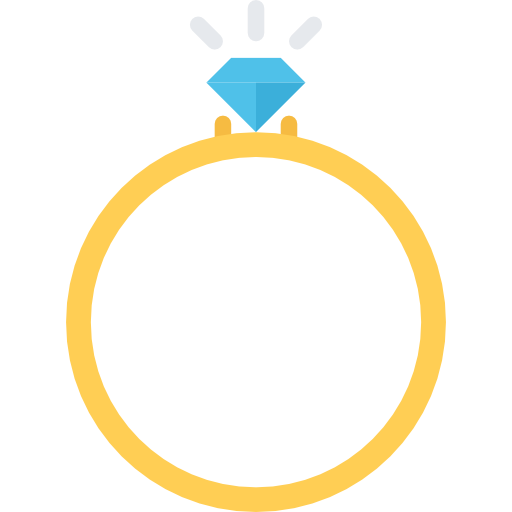 Ring Coloring Flat icon