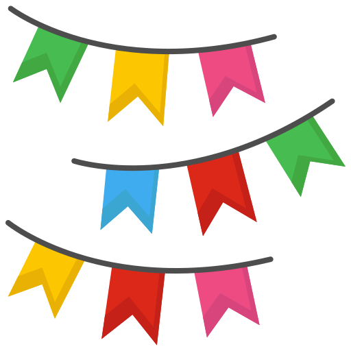 guirnaldas icono gratis