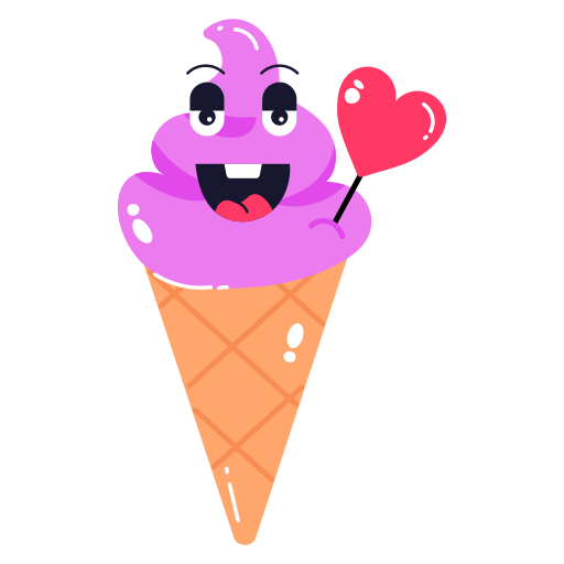 Ice cream free sticker Ice cream free sticker
