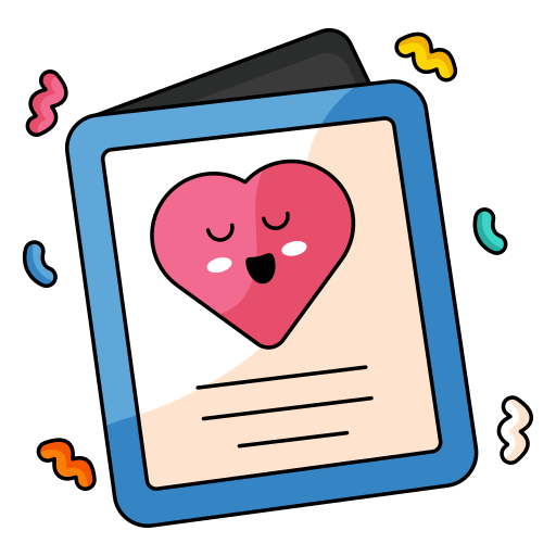 tarjeta de amor gratis sticker