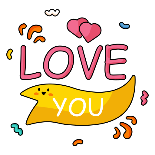 Love You Stickers Free Valentines Day Stickers 1838