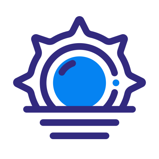 atardecer icono gratis