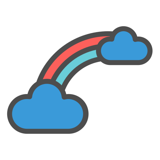 arcoíris icono gratis