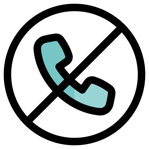 sem telefone grátis ícone