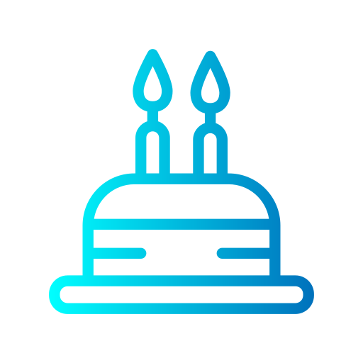 pastel de cumpleaños icono gratis